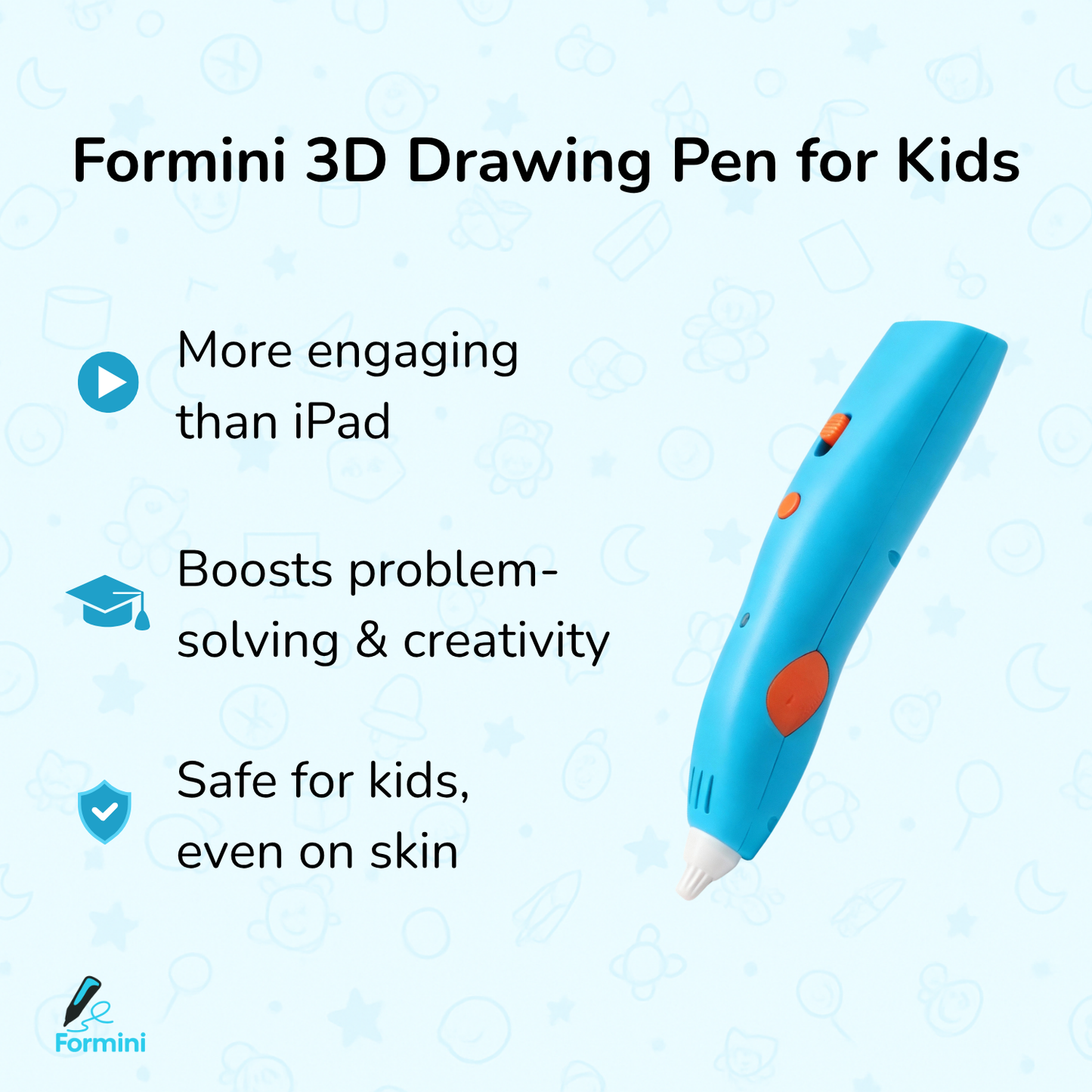 Formini™ 3D Drawing Pen for Kids